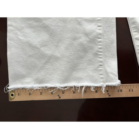 J.‎ Crew Slim Wide Leg Jeans  Women's Size 31   White Denim - Picture 14 of 14
